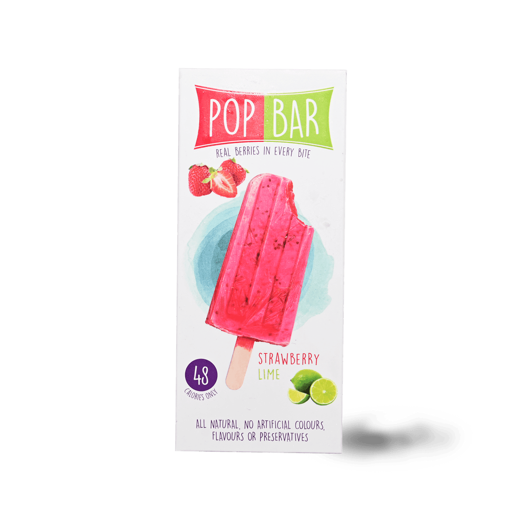 Pop Bar Strawberry Lime - TAYYIB - Wholesome Foods - Lahore