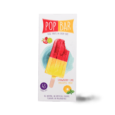 Pop Bar Strawberry Lime Pineapple Mint SF - TAYYIB - Wholesome Foods - Lahore