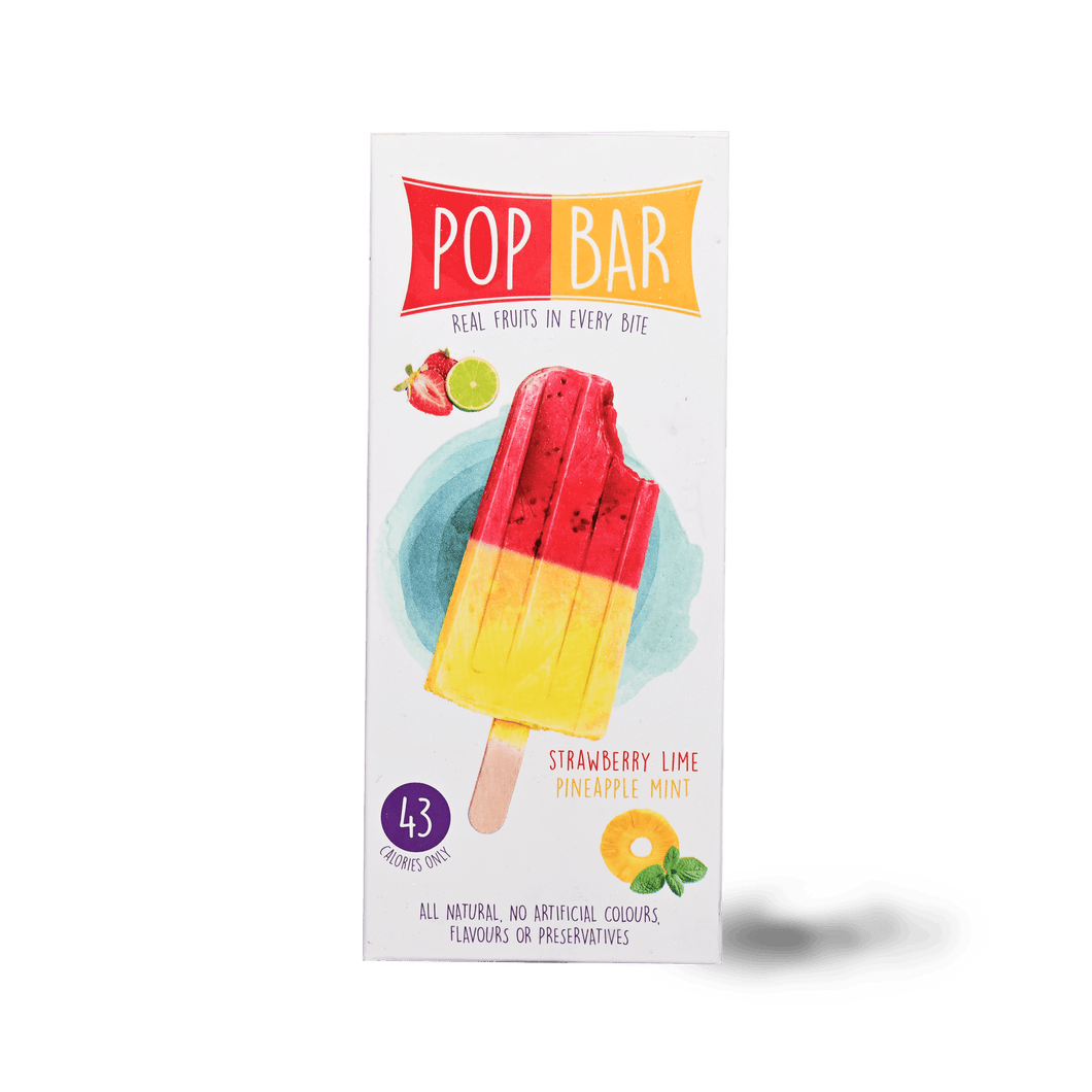 Pop Bar Strawberry Lime Pineapple Mint SF - TAYYIB - Wholesome Foods - Lahore
