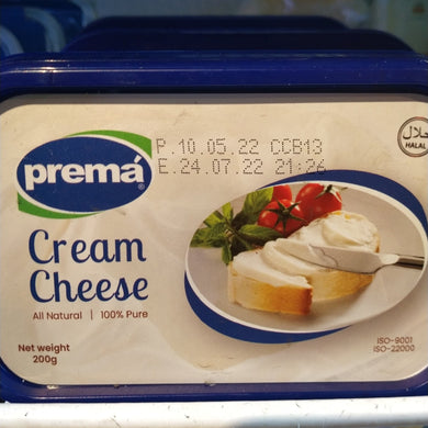 Prema Cream Cheese 200g - TAYYIB - At-Tahur - Lahore