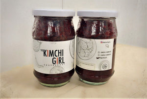 Sauerkraut Beetroot Kimchi 220g - TAYYIB - The Kimchi Girl - Lahore