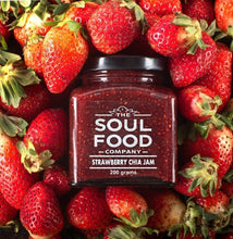 Load image into Gallery viewer, SF Strawberry Chia Jam 200g - TAYYIB - Soul Food - Lahore