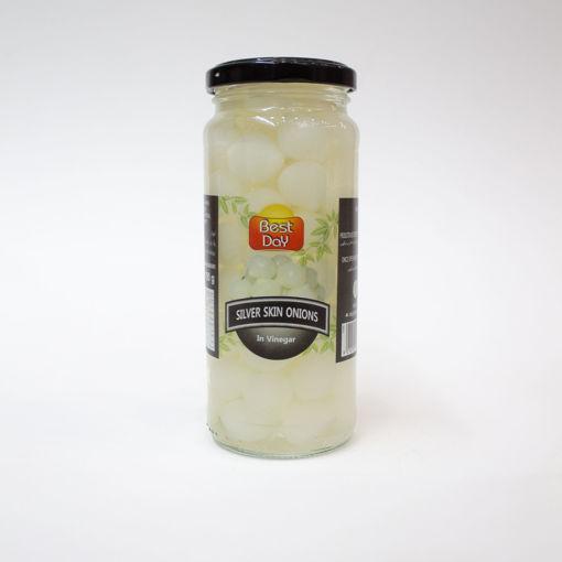 Silver Skin Onions in Vinegar 340g - TAYYIB - Best Day - Lahore