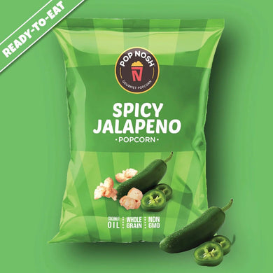 Spicy Jalapeno Popcorn 40g - TAYYIB - Pop Nosh - Lahore