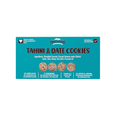 Tahini Date Cookies 126g - TAYYIB - Power Foods - Lahore