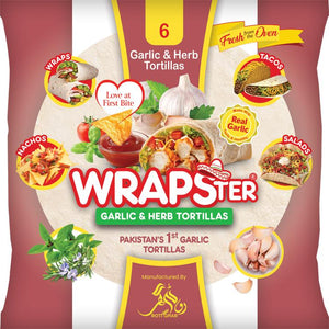 Tortilla Wrapsters ( Garlic & Herb ) - TAYYIB - Roti Ghar - Lahore