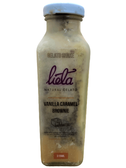 Vanilla Caramel Browine Shake 315ml - TAYYIB - Lieta Gelato - Lahore