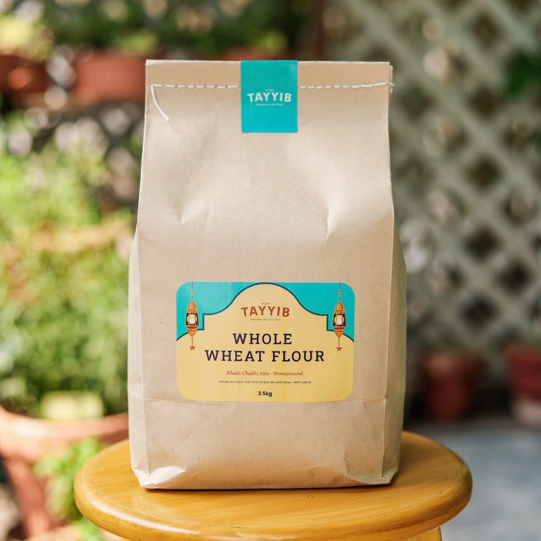 Whole Wheat Flour 3.5kg - TAYYIB - Tayyib Foods - Lahore
