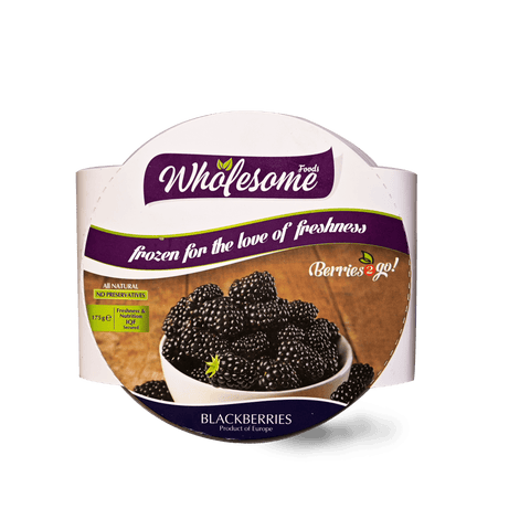 Wholesome Blackberries (frozen) 175g - TAYYIB - Wholesome Foods - Lahore