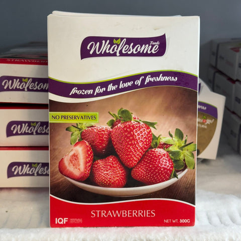 Wholesome Strawberries (frozen) 300g - Tayyib Store - Wholesome Foods - Lahore