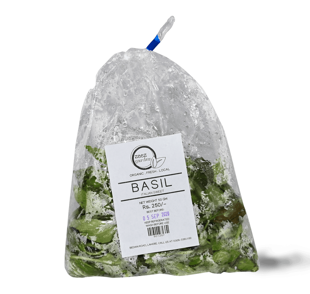Zeez Garden Basil 50g - TAYYIB - Zeez Garden - Lahore
