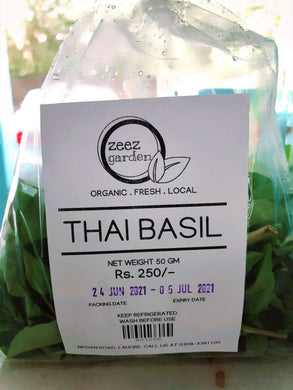 Zeez Garden Thai Basil 50g - TAYYIB - Zeez Garden - Lahore