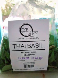 Zeez Garden Thai Basil 50g - TAYYIB - Zeez Garden - Lahore